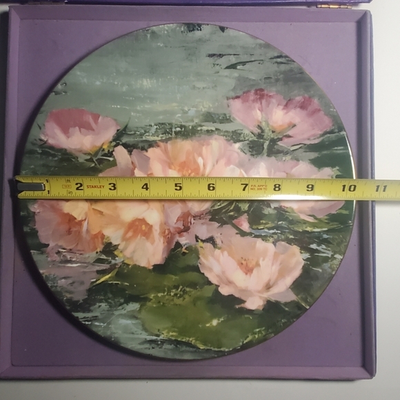 Royal Doulton Collector's Plate by Hahn Vidal Vintage 1975 Flower Garden Series - Picture 8 of 8